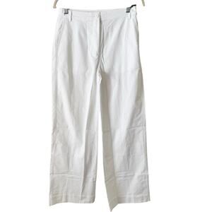 NWT Anatomie Brooklyn White Wide Leg Travel Pants Size Small